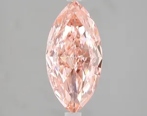 1.79ct MARQUISE Fancy Vivid Pink VS1 Coloured Lab diamond
