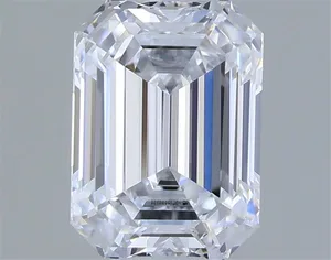 0.49ct EMERALD D VS1 Lab diamond