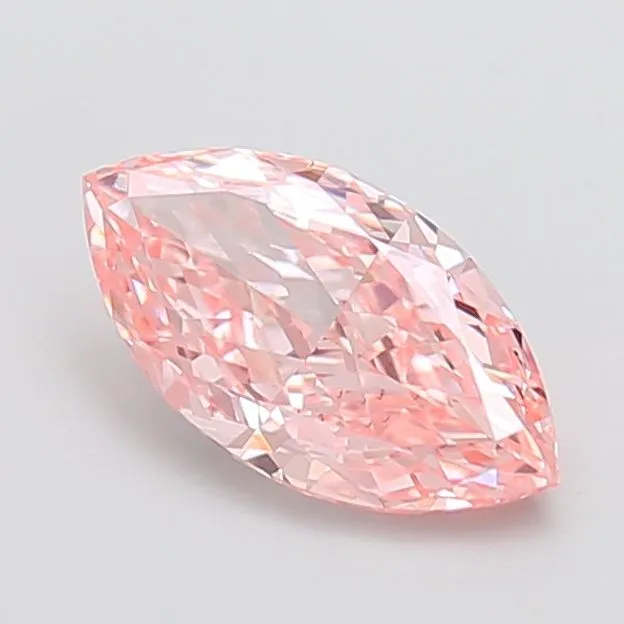 2.04ct MARQUISE Fancy Vivid Pink VS1 Coloured Lab diamond