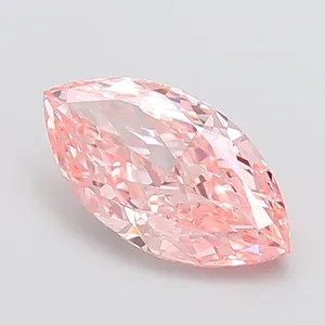 2.04ct MARQUISE Fancy Vivid Pink VS1 Coloured Lab diamond