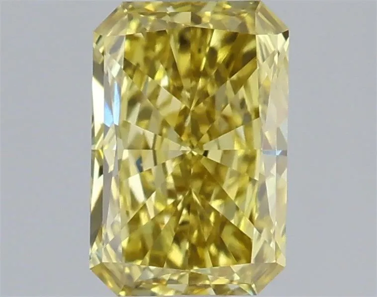 1.02ct RADIANT Fancy Intense Yellow VVS2 Coloured Lab diamond