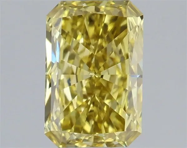 1.02ct RADIANT Fancy Intense Yellow VVS2 Coloured Lab diamond