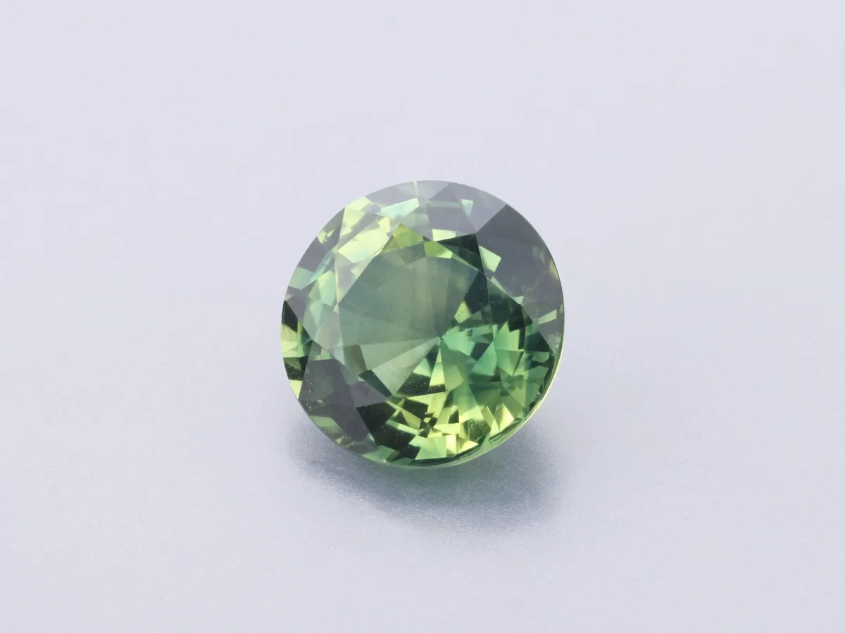 1.08ct Parti Sapphire, Round gemstone