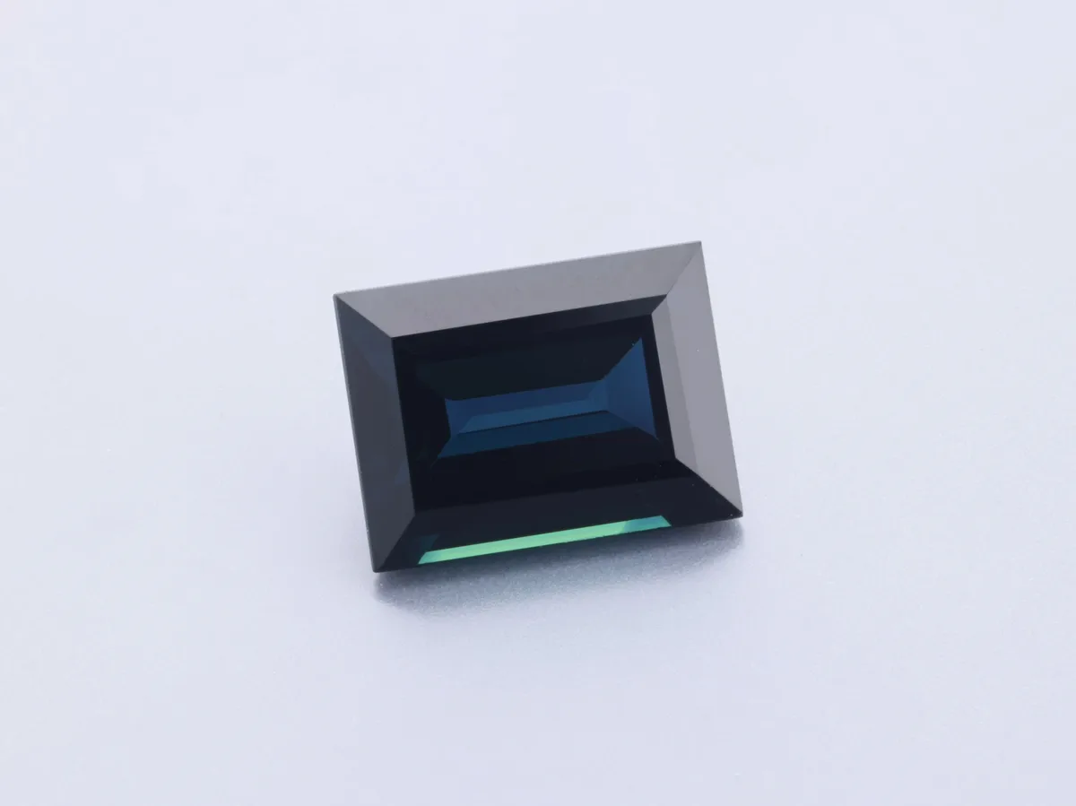 1.96ct Blue Sapphire, Baguette gemstone