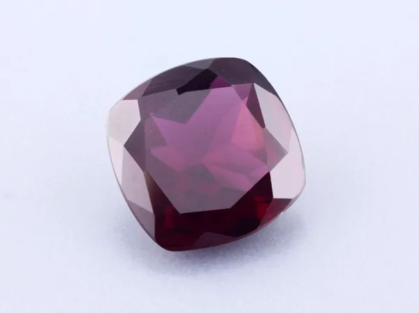 3.21ct Purple Garnet, Cushion cut gemstone
