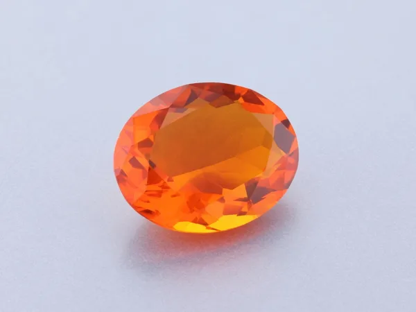 1.55ct Orange Opal, Oval cut gemstone