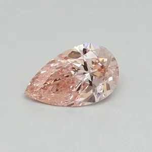 0.3ct PEAR Fancy Intense Pink VS2 Coloured Lab diamond