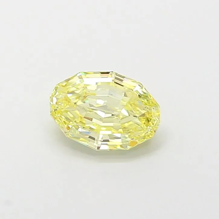 1.04ct OVAL Fancy Yellow VS2 Coloured Lab diamond