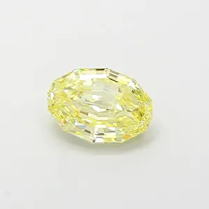 1.04ct OVAL Fancy Yellow VS2 Coloured Lab diamond