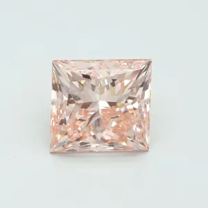 5.2ct PRINCESS Fancy Intense Pink VVS2 Coloured Lab diamond