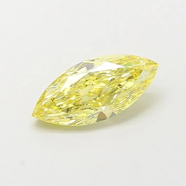 1.06ct MARQUISE Fancy Intense Yellow VS1 Coloured Lab diamond