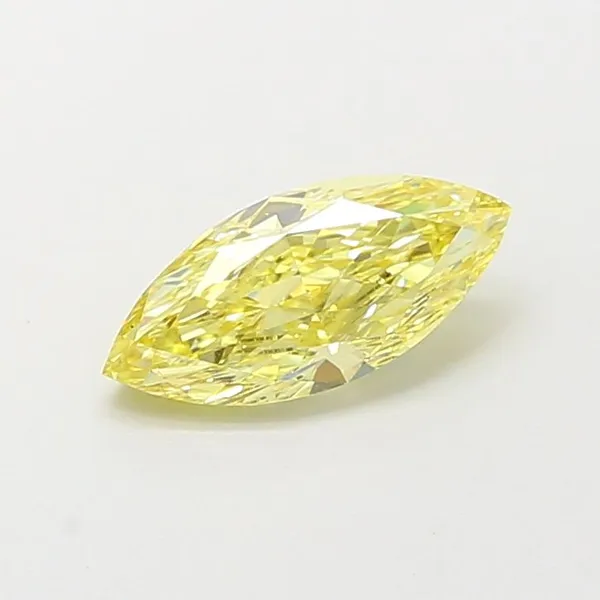 1.06ct MARQUISE Fancy Intense Yellow VS1 Coloured Lab diamond