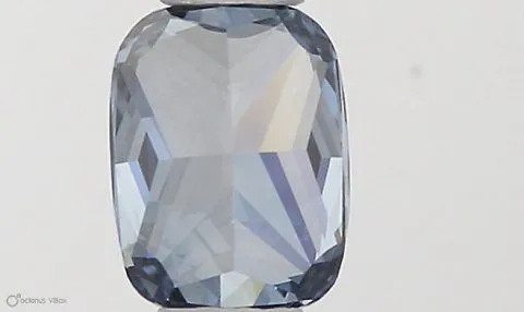 0.35ct CUSHION Fancy Vivid Blue VS1 Coloured Lab diamond