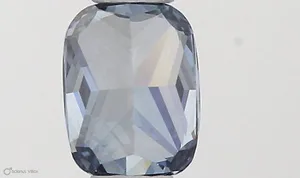 0.35ct CUSHION Fancy Vivid Blue VS1 Coloured Lab diamond