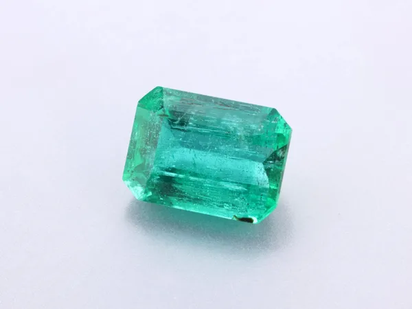 1.06ct Green Emerald, Emerald Cut gemstone