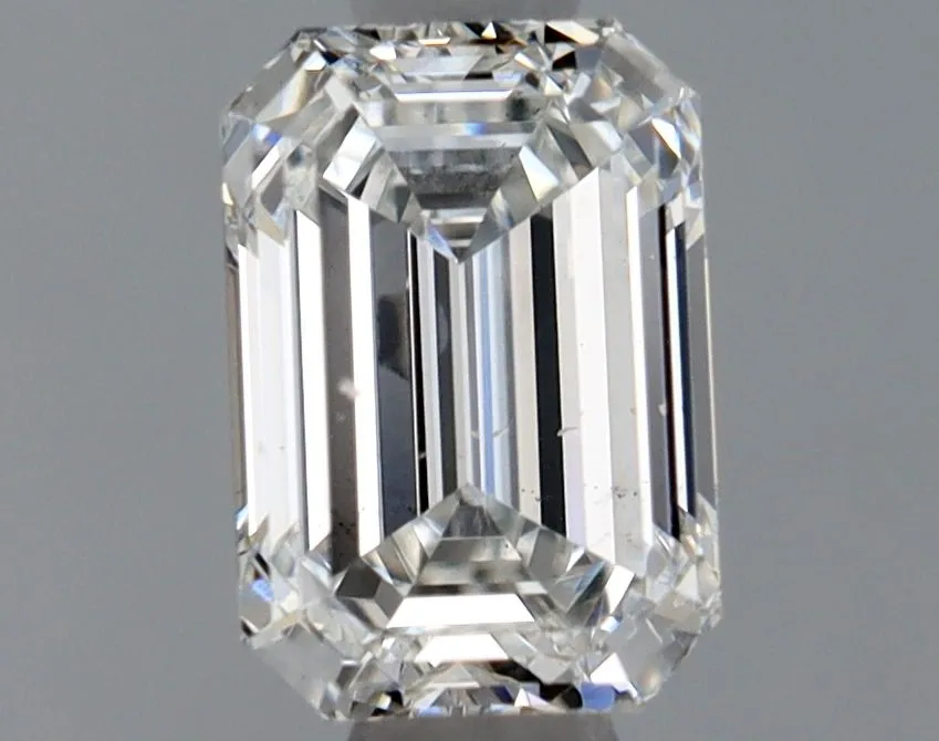 0.73ct EMERALD F VS2 Lab Grown diamond