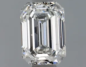 0.73ct EMERALD F VS2 Lab diamond
