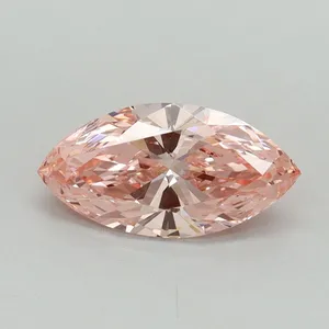 1.04ct MARQUISE Fancy Vivid Pink VVS2 Coloured Lab diamond