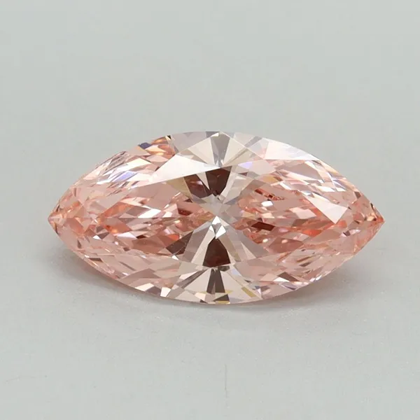 1.04ct MARQUISE Fancy Vivid Pink VVS2 Coloured Lab diamond