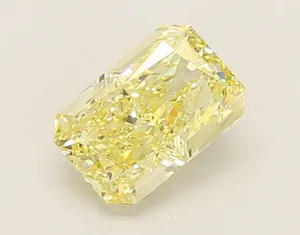 1.04ct RADIANT Fancy Intense Yellow VVS2 Coloured Lab diamond