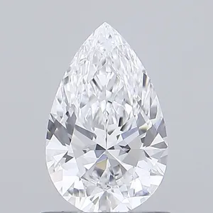 0.7ct PEAR D VVS1 Lab diamond