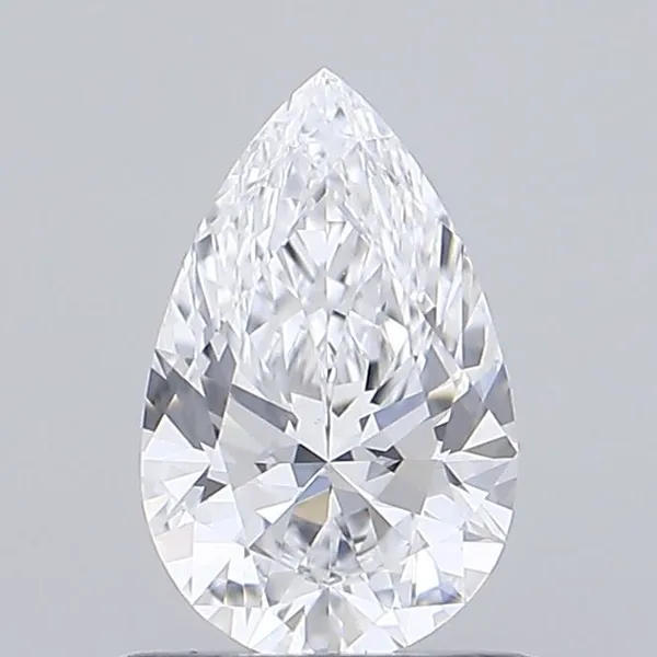 0.7ct PEAR D VVS1 Lab diamond