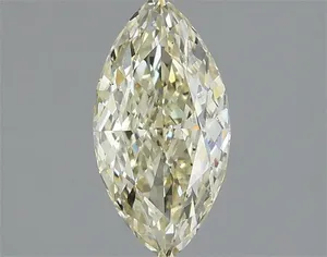 1.08ct MARQUISE Fancy Light Yellow VS2 Coloured Lab diamond