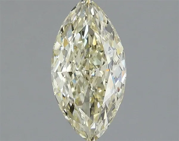 1.08ct MARQUISE Fancy Light Yellow VS2 Coloured Lab diamond