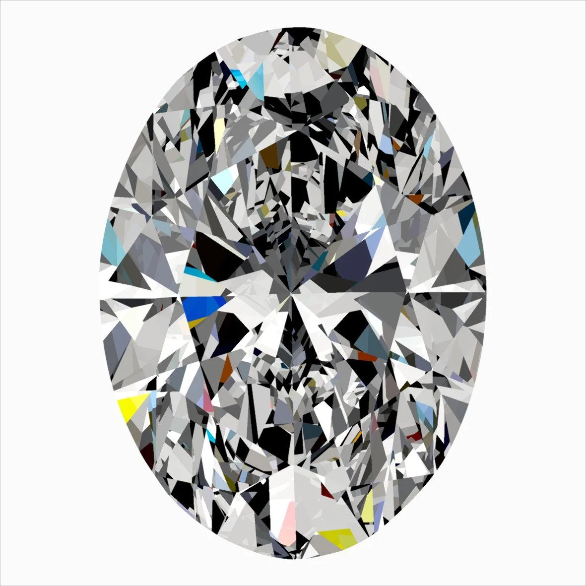 0.32ct OVAL F VS1 Natural diamond