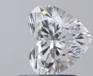 0.9ct HEART D SI2 Natural diamond