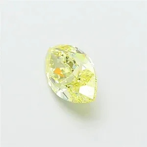 1.34ct MARQUISE Fancy Intense Yellow VVS2 Coloured Lab diamond