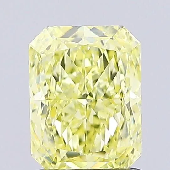 1.09ct RADIANT Fancy Intense Yellow VVS2 Coloured Lab diamond