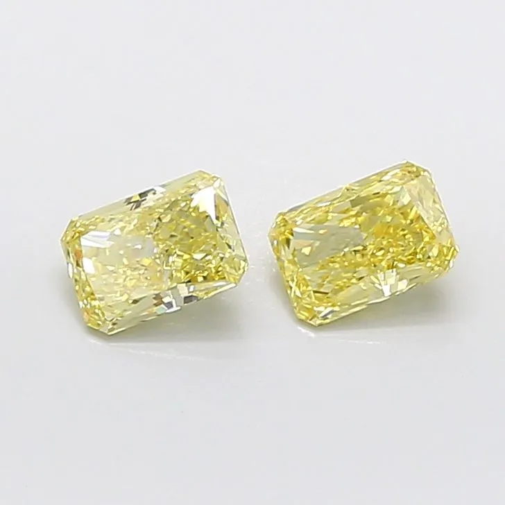 1.03ct RADIANT Fancy Intense Yellow VVS2 Coloured Lab diamond
