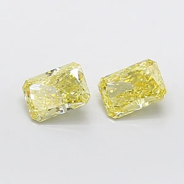 1.03ct RADIANT Fancy Intense Yellow VVS2 Coloured Lab diamond