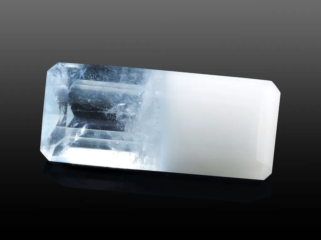 9.72ct Parti Aquamarine, Emerald Cut gemstone