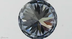 0.45ct ROUND Fancy Intense Blue VS2 Coloured Lab diamond