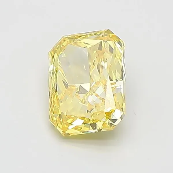 1.2ct RADIANT Fancy Vivid Yellow VVS2 Coloured Lab diamond