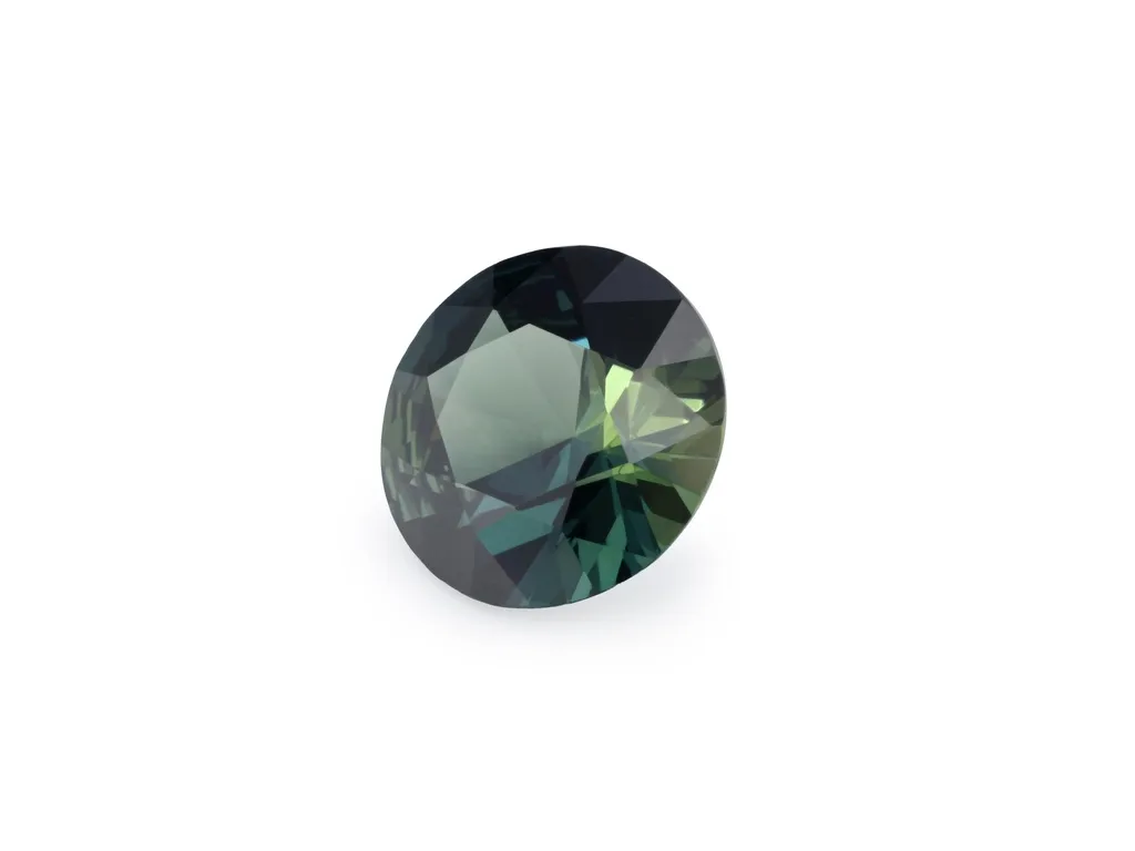 0.87ct Parti Sapphire, Round gemstone