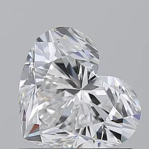 0.9ct HEART F VS2 Natural diamond