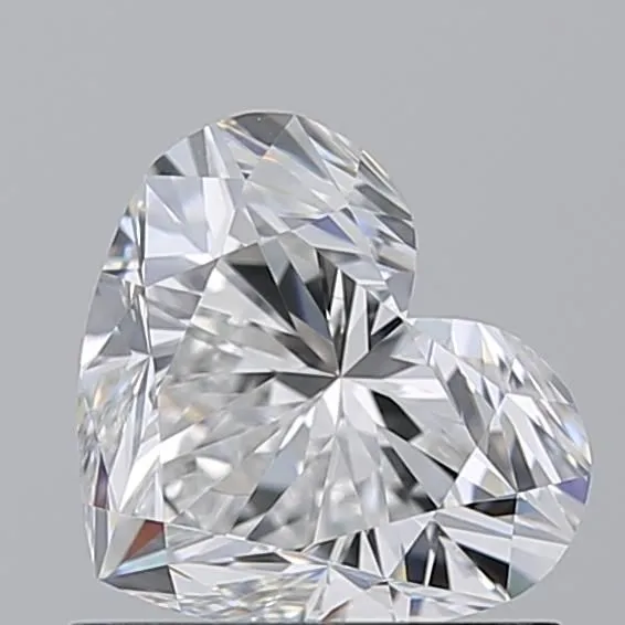 0.9ct HEART F VS2 Natural diamond