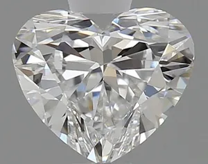 0.7ct HEART E VS2 Natural diamond