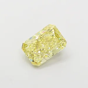 1.06ct RADIANT Fancy Yellow VS2 Coloured Lab diamond