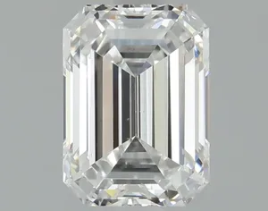 0.51ct EMERALD F VS2 Natural diamond