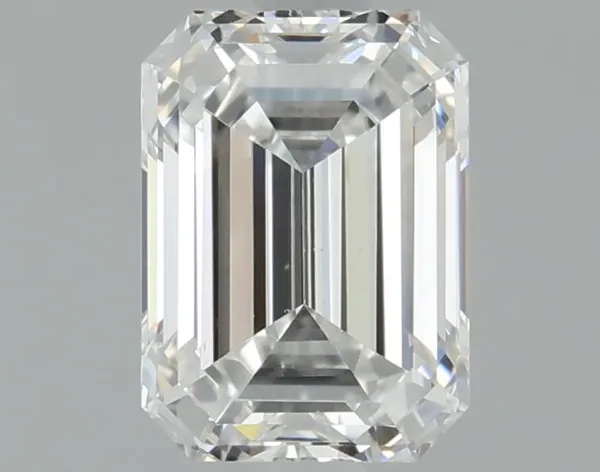 0.51ct EMERALD F VS2 Natural diamond