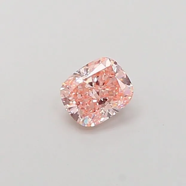 1.07ct CUSHION Fancy Intense Pink VS2 Coloured Lab diamond