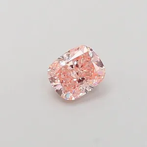 1.07ct CUSHION Fancy Intense Pink VS2 Coloured Lab diamond
