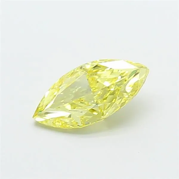 1.00ct MARQUISE Fancy Intense Yellow VS1 Coloured Lab diamond