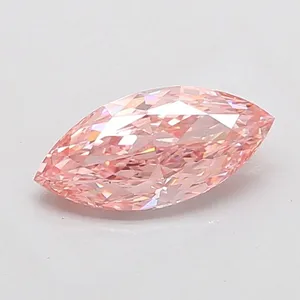 2.08ct MARQUISE Fancy Vivid Pink VS2 Coloured Lab diamond