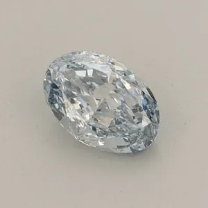 0.48ct OVAL Fancy Intense Blue VS1 Coloured Lab diamond
