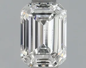 0.75ct EMERALD F VS2 Lab diamond